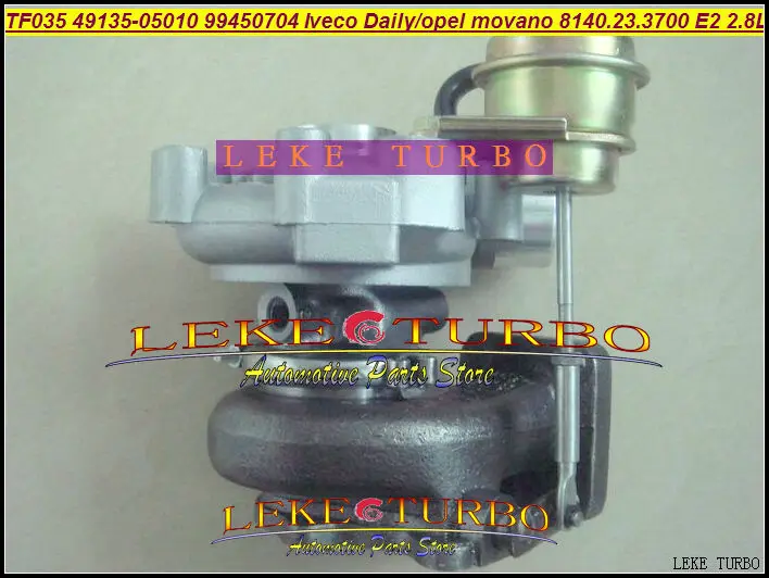 Турбокомпрессор TF035 49135-05010 53149886445 99450704 49135 05010 для IVECO Daily 2 Master Opel Movano 8140.23.3700 2.8L |
