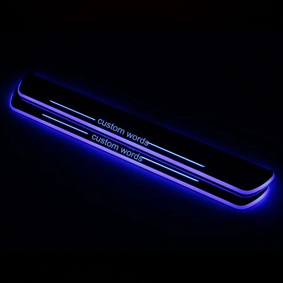 Круто! На заказ не стальная светодиодная Накладка на порог для Honda Jade XR-V Civic 9 Generation