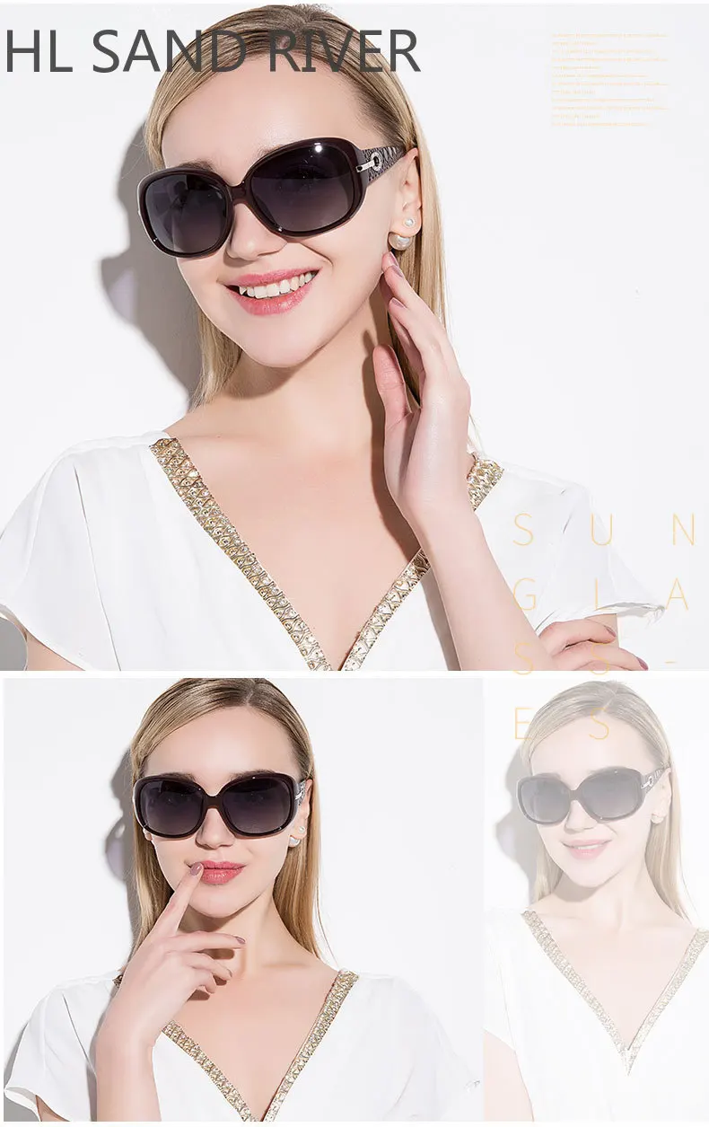 

polarized sunglasses women square gray brown same star style mirror sunglasses ladies UV400 driving sunglasses