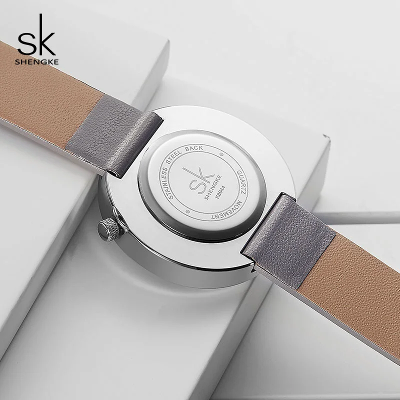 Shengke брендовые модные кожаные часы женские креативные кварцевые часы Reloj Mujer SK женские наручные часы женские часы# K8044