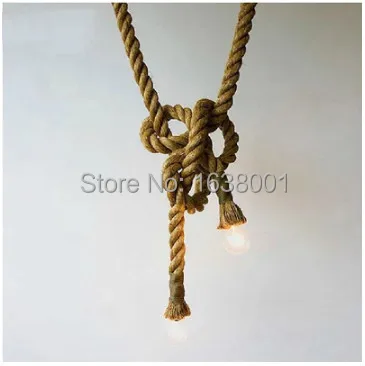 Лофт веревка для набора сделай сам люстра креативная индивидуальность Ретро
