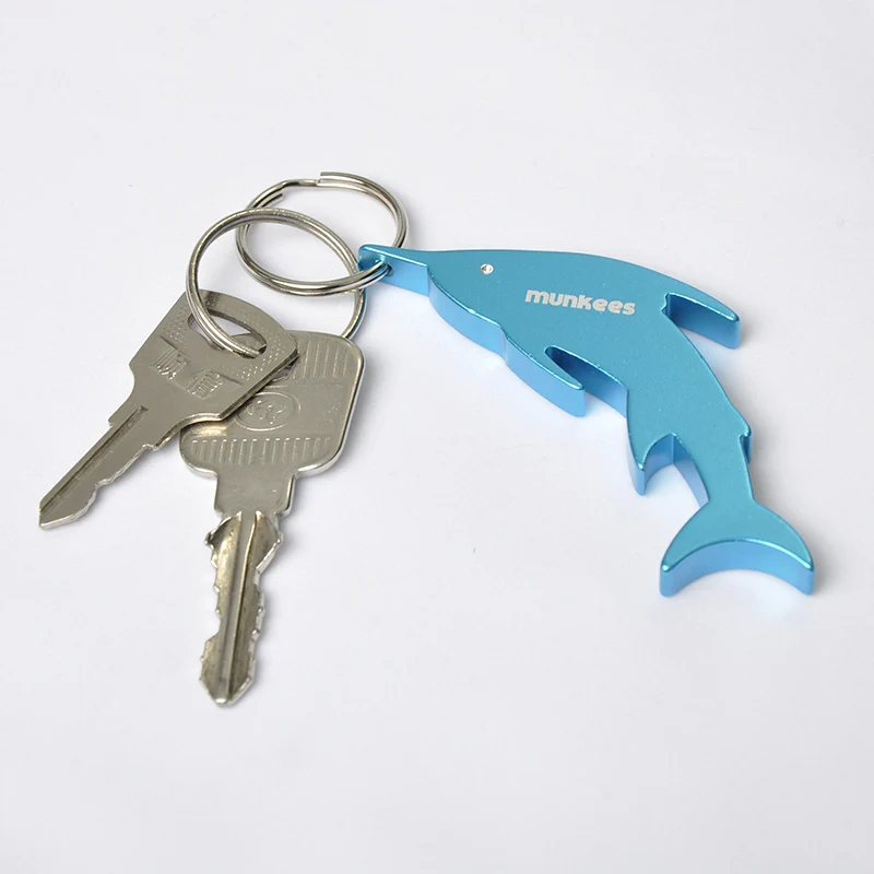 Алюминиевая открывалка для бутылок брелок кухни морской лошади рыбы Дельфина