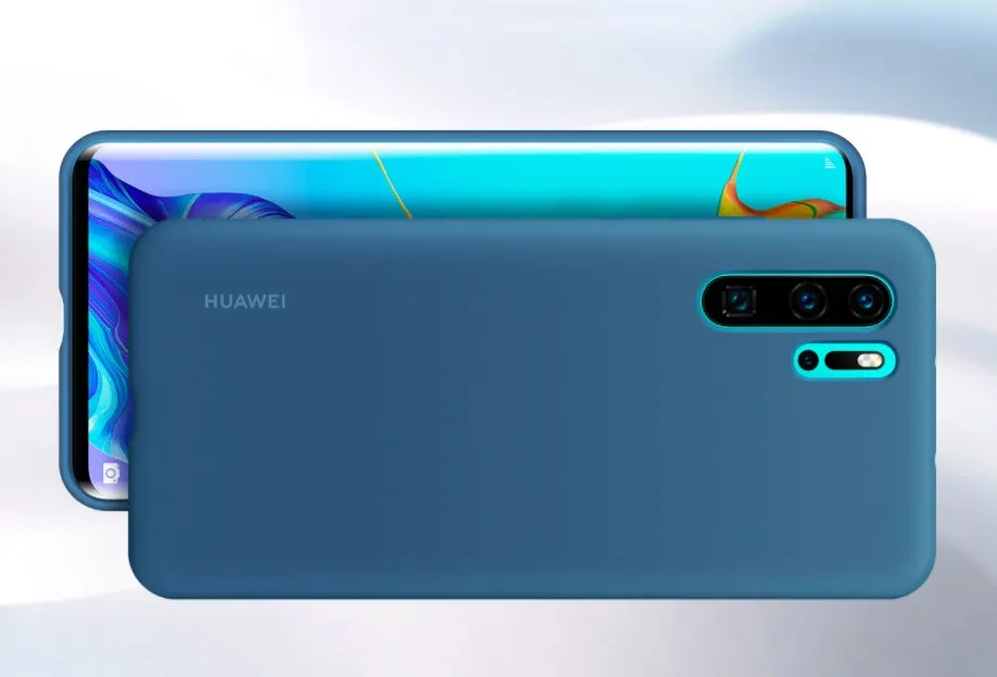 10 pcs Huawei P30 Pro Case 100% Original HUAWEI Official Liquid Silicone Protective Cover Microfiber Insided P 30 30Pro |