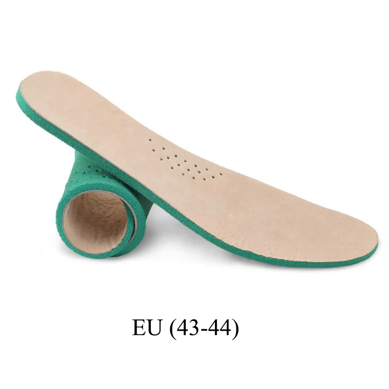 Черный EU35-46, унисекс, HI-POLY, амортизация ударов, для бега, тренировок, спорта, баскетбола, кожаные стельки, кожаные стельки для кроссовок, для мужчин и женщин - Цвет: Черный