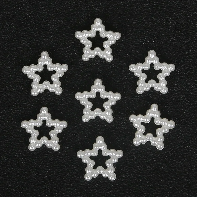 Горячая продажа 100 шт слоновой кости Circel/звезда/Сердце/бант бусины имитация