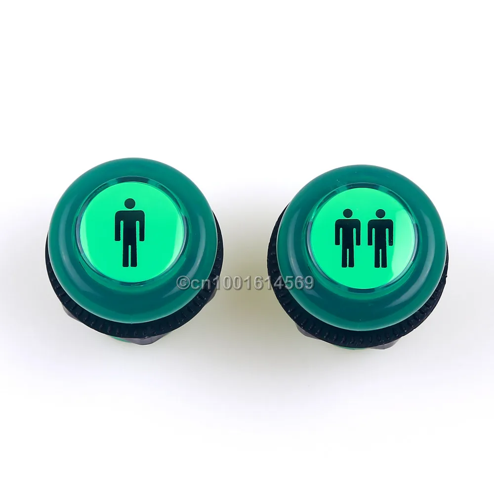 Старт Аркады со светодиодной подсветкой комплект нажимных кнопок часть 1 игрока