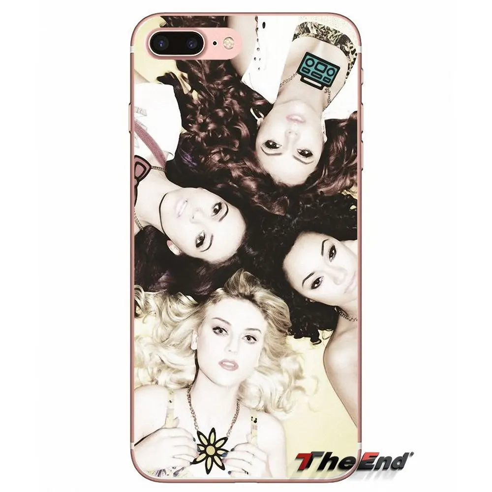 Силиконовый чехол для iPhone X 4 4S 5 5S 5C SE 6 6S 7 8 Plus Samsung Galaxy J1 J3 J5 J7 A3 A5 2016 2017 Little Mix UK girls