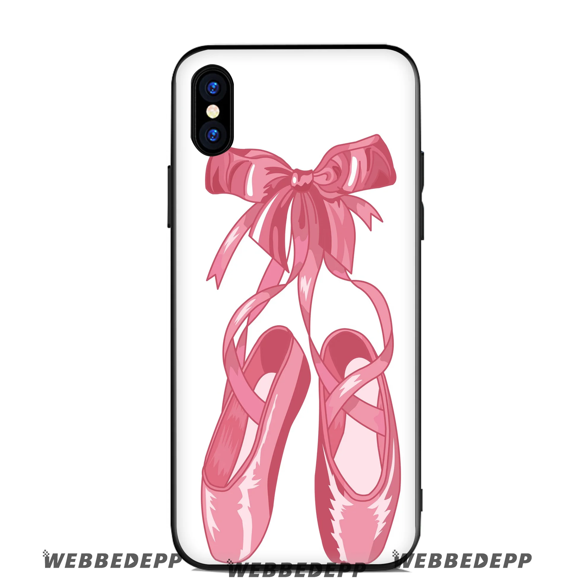 WEBBEDEPP гимнастический балетный Мягкий силиконовый чехол для Apple iPhone 11 Pro Xr Xs Max X или