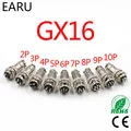 1 комплект 5/" GX16-2/3/4/5/6/7/8/9/10 штифтов Мужской Женский 16 мм Комплект фильтров с круговой разъем провода M16 GX16 авиационный разъем металла