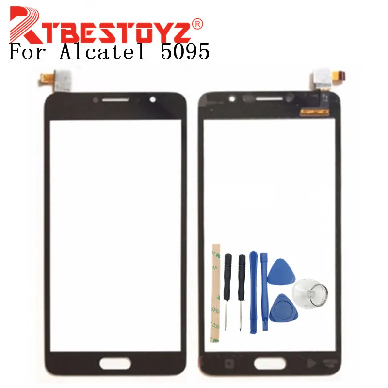 RTBESTOYZ 5 дюймов для Alcatel Pop 4S OT5095 5095 5095Y сенсорный экран стеклянная панель дигитайзер