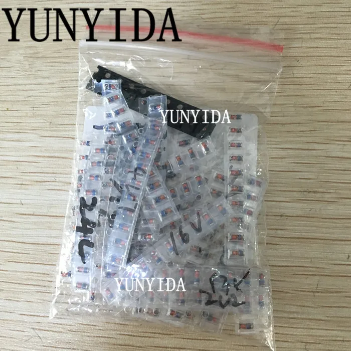LL34 SMD Zener пакет диодов 1/2W 2v 39v 30 значений * 10 шт. = 300 набор в ассортименте|Диоды| |