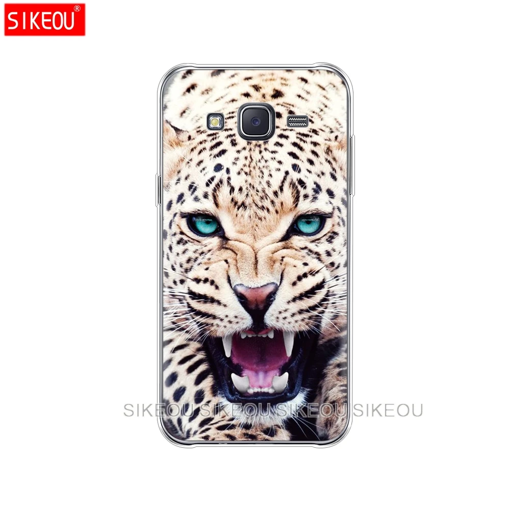 Силиконовый чехол для телефона Samsung Galaxy J1 J2 J3 J5 J7 MINI 2016 2015 prime tiger lion Leopard|Бамперы| |