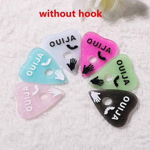without hook 10 шт 39*47 мм ouija амулеты Смола амулеты ожерелье подвеска брелок амулеты для украшения серьги DIY - Окраска металла: without hook