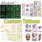 Переводная Временная тату-наклейка, водонепроницаемая, под заказ