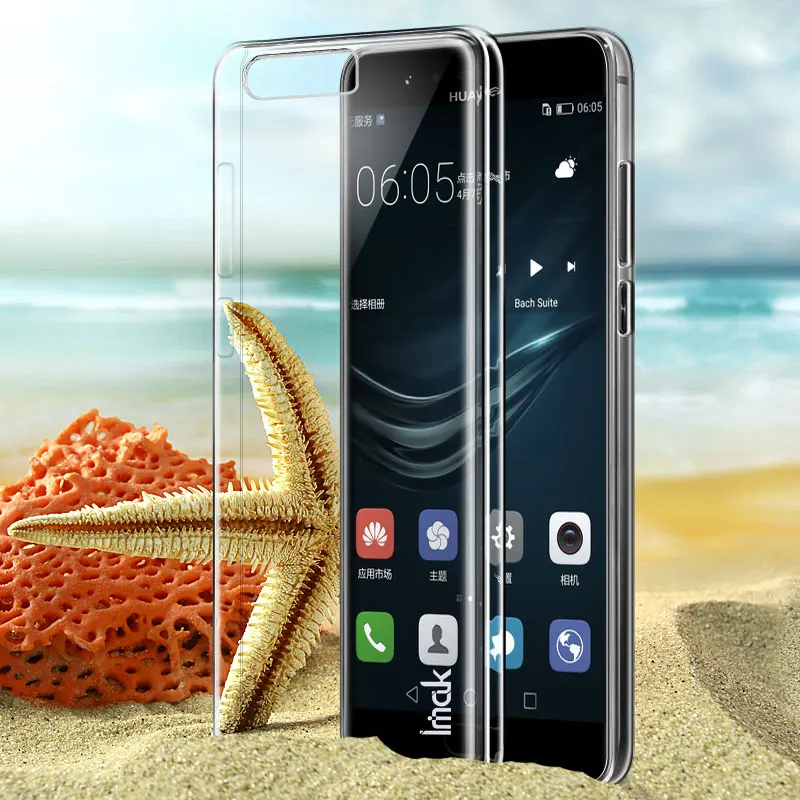 Оригинальный Imak жесткого пластика Телефон чехлы для Huawei P10/P10 плюс прозрачный
