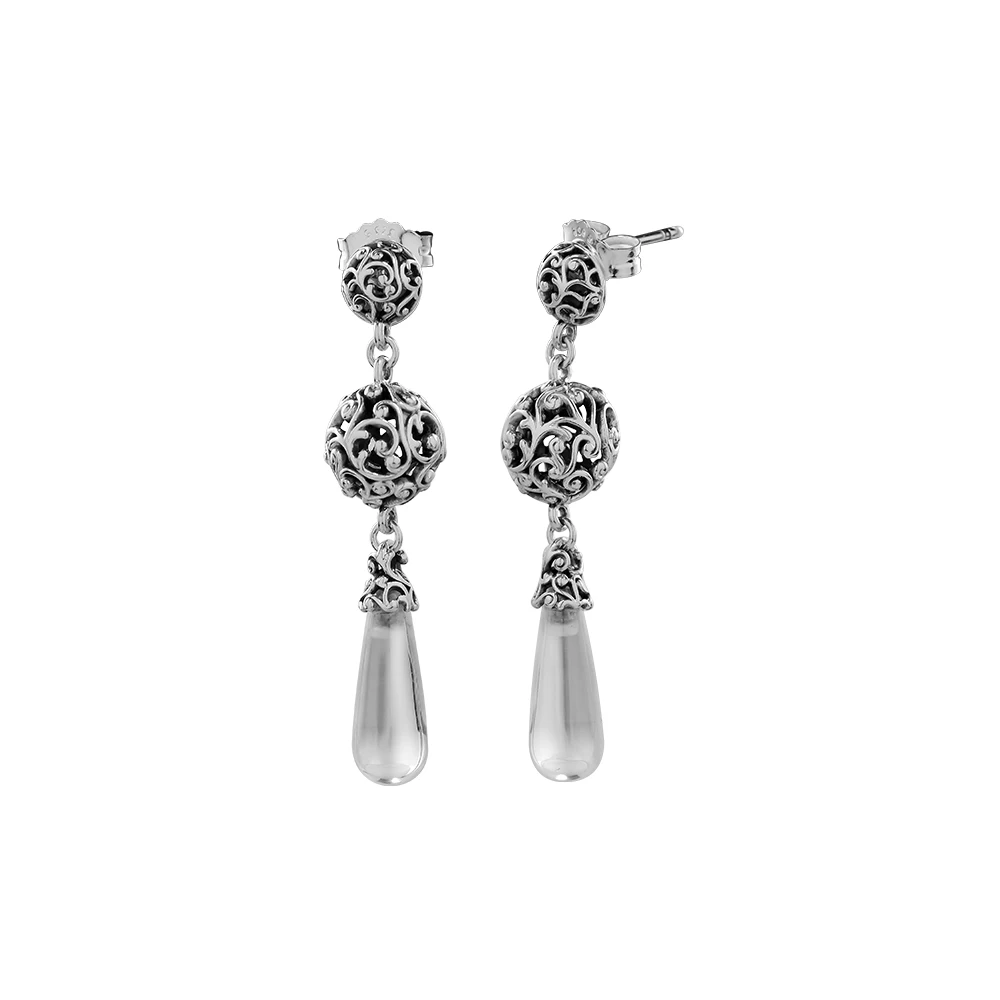 

Earring Regal Droplets Stud Earrings Sterling-Silver-Jewelry 100% for Women Brincos Oorbellen Pendientes