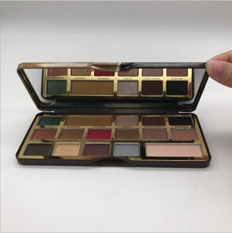 Free shipping Eye Makeup CHOCOLATE GOLD Highlights shadow Palette 16 Color Eyeshadow |