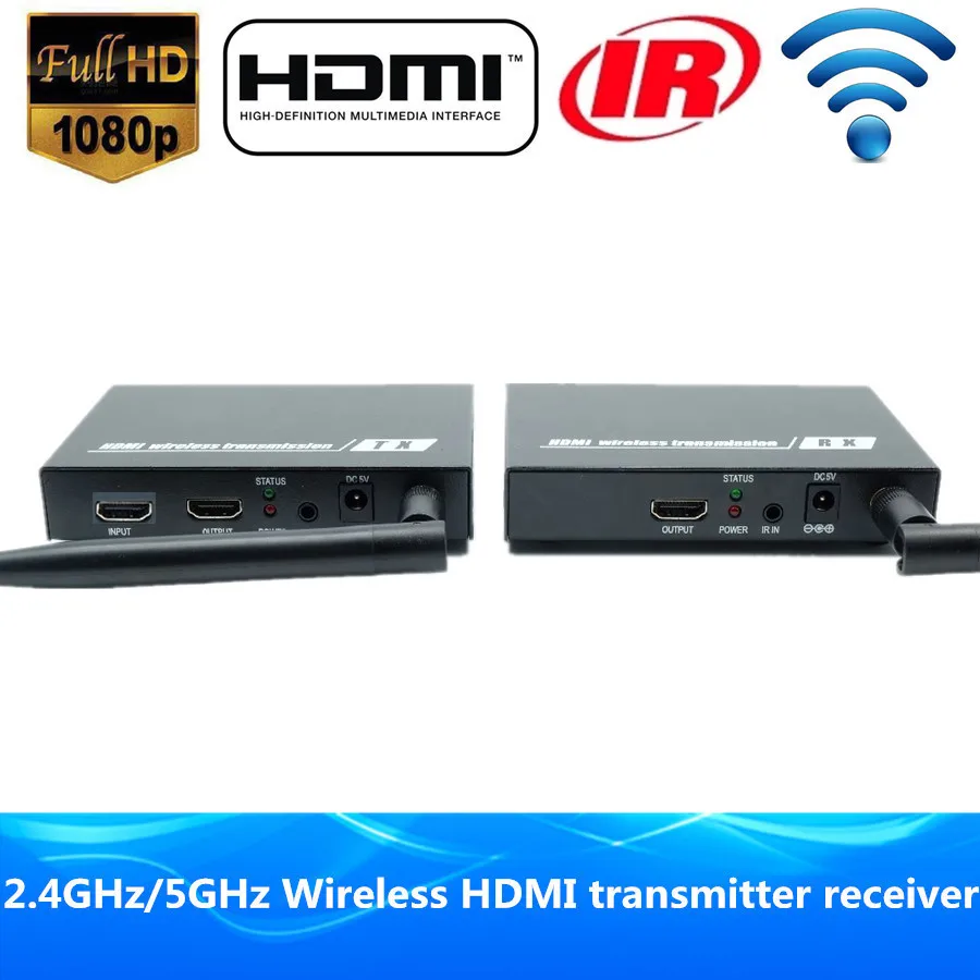 Премиум качество 200 футов беспроводной HDMI удлинитель Wi Fi видео передатчик 1080P