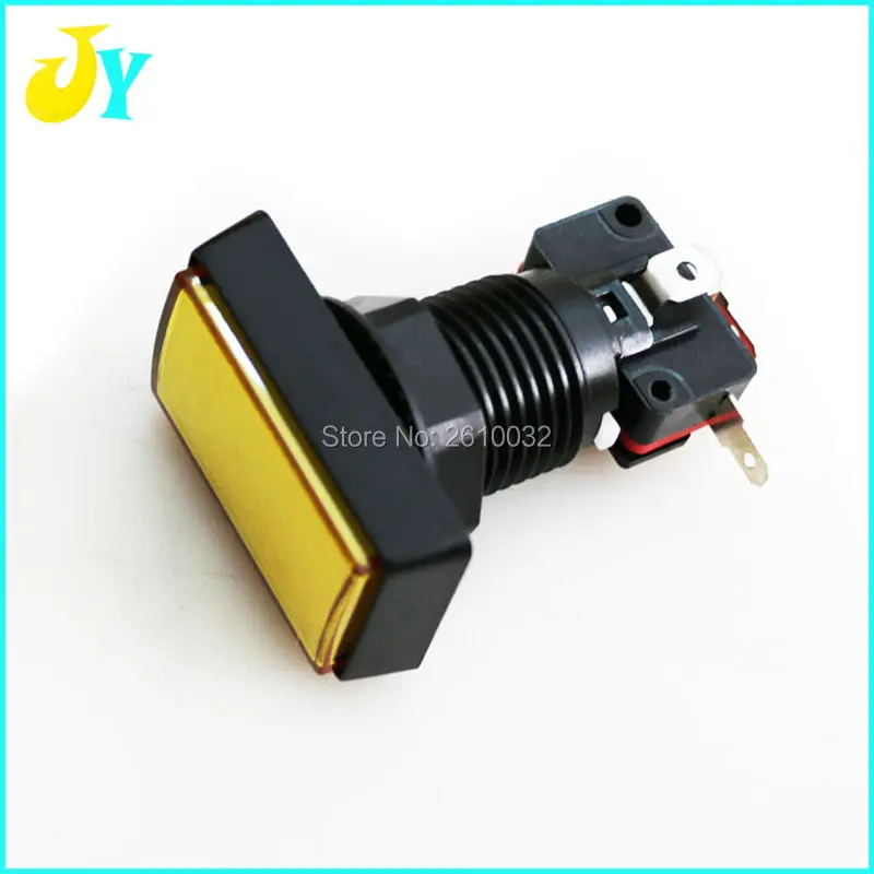 Из 2 предметов Аркады DIY Наборы Запчасти 12V 50*33 мм аркада со светодиодной