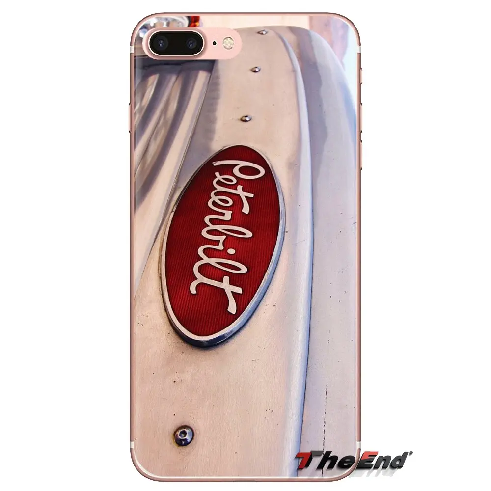 Peterbilt Trucks Metal Sheet Car For Samsung Galaxy A3 A5 A7 A9 A8 Star A6 Plus 2018 2015 2016 2017 Transparent Soft Cases Cover |