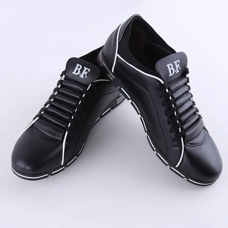 Big Size 38-48 Men Casual Shoes Fashion Leather For Summer Men's Flat Dropshipping | Обувь