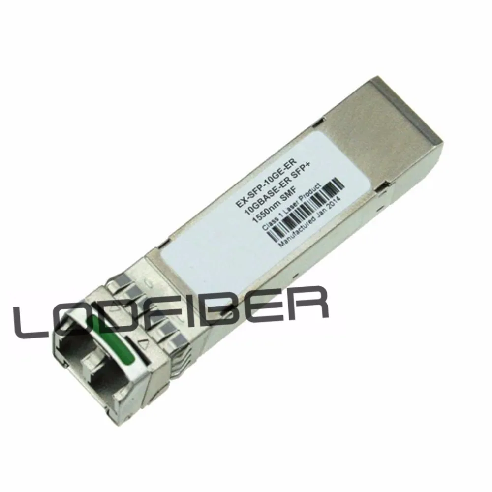 

Juniper Networks EX-SFP-10GE-ER40 Compatible 10GBASE-ER SFP+ 1310nm 40km DOM Transceiver