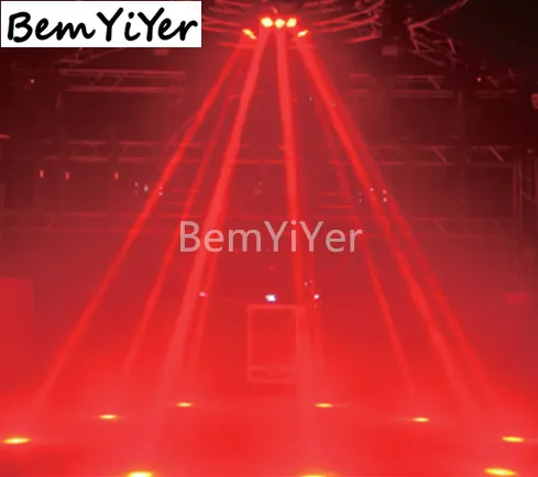 2 шт./лот 9x10 Вт LED Паук луч бар перемещающаяся головка/сумасшедший 9/RGBW 1/Quad/три