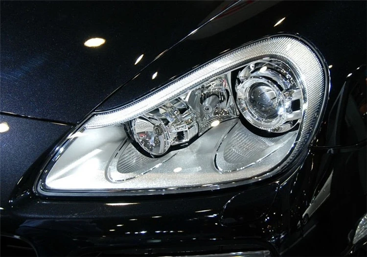Для Porsche Cayenne 2007 2008 2009 2010 фары оболочки лампы абажур Прозрачная крышка фары стекло фары крышка