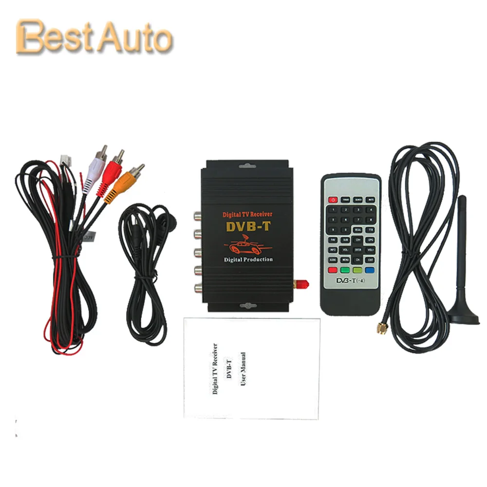 Бесплатная доставка Высококачественная Автомобильная цифровая ТВ приставка