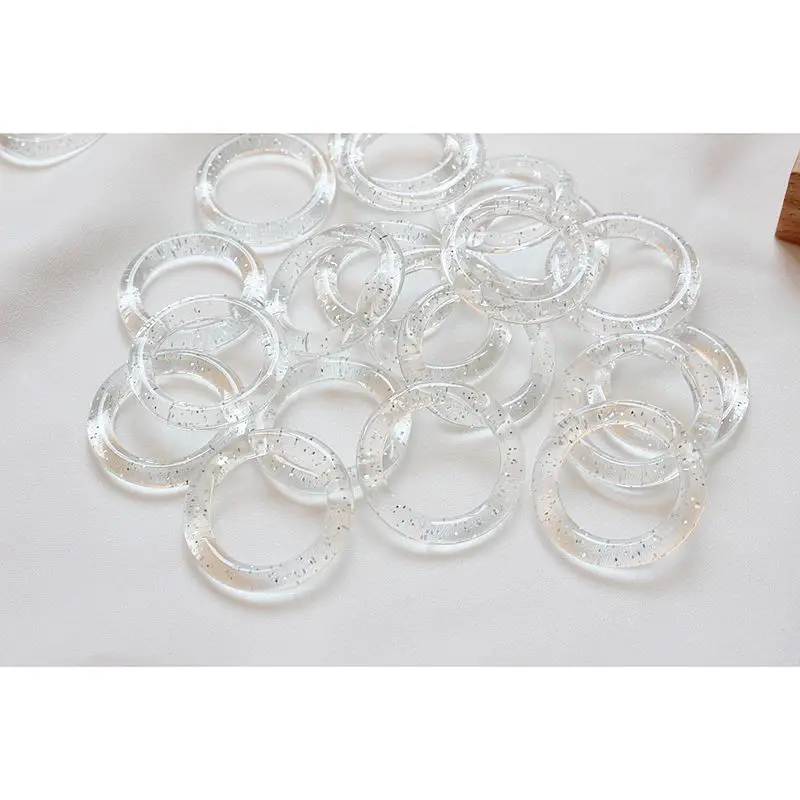 PURPLEGRAPE Japan and South Korea geometric round acetic acid material DIY handmade earrings accessories pendant a pack of 8 | Украшения и