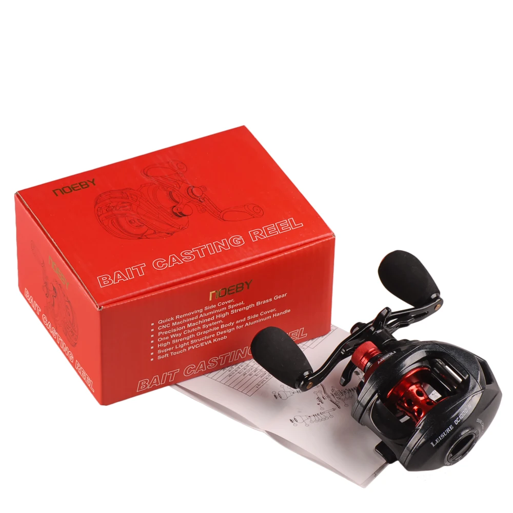 

NOEBY LEISURE DC1000 Right or Left Baitcasting Reel 6.3:1 10+1BB Bait Casting Fishing Reel Carrete De Pesca Carp Fishing Tackle