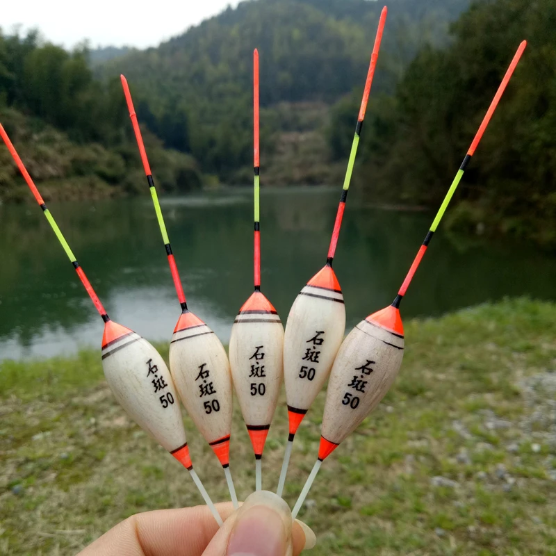 5 шт./лот Рыболовные Поплавки Balsa Flotteur Peche мелководные и подледные плавающие