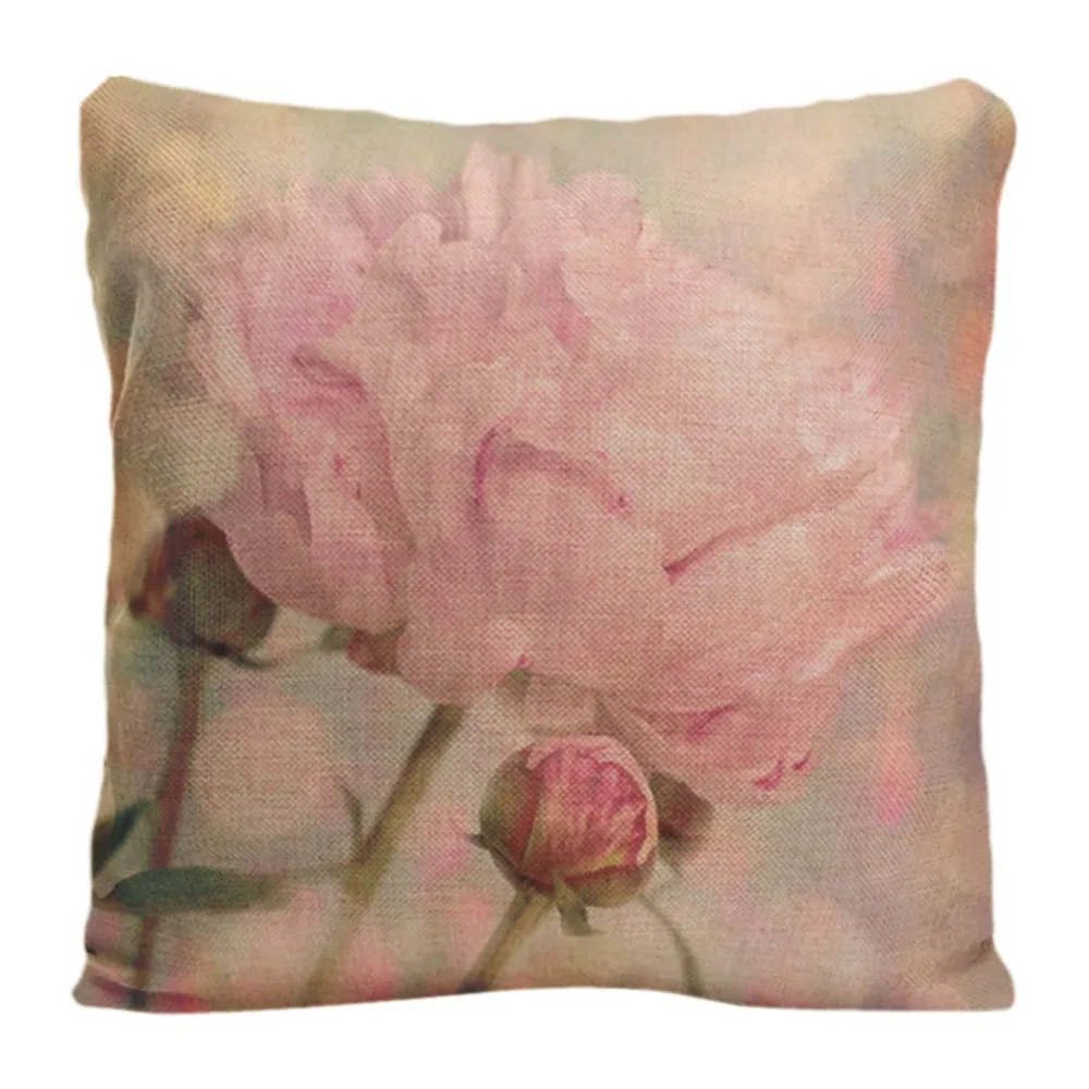 Красивый чехол для подушки с цветами декоративная подушка дивана автомобильные