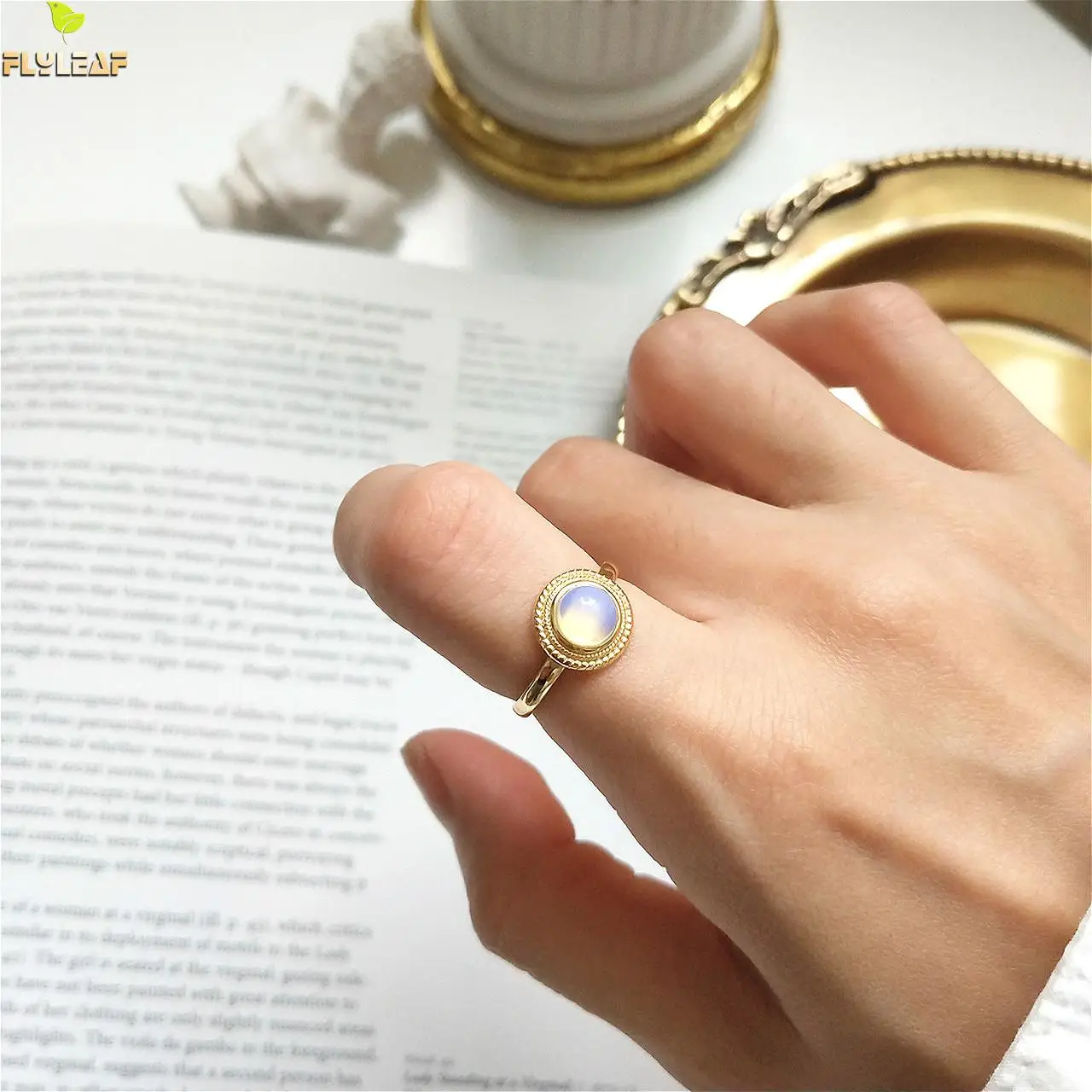 Женское кольцо из серебра 100% пробы с цветными камнями | Украшения и аксессуары