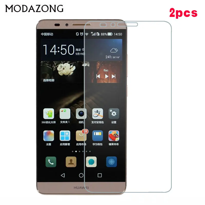 2 шт для Huawei Mate 7 Защита экрана закаленное стекло Mate7 MT7 TL10 Защитная пленка