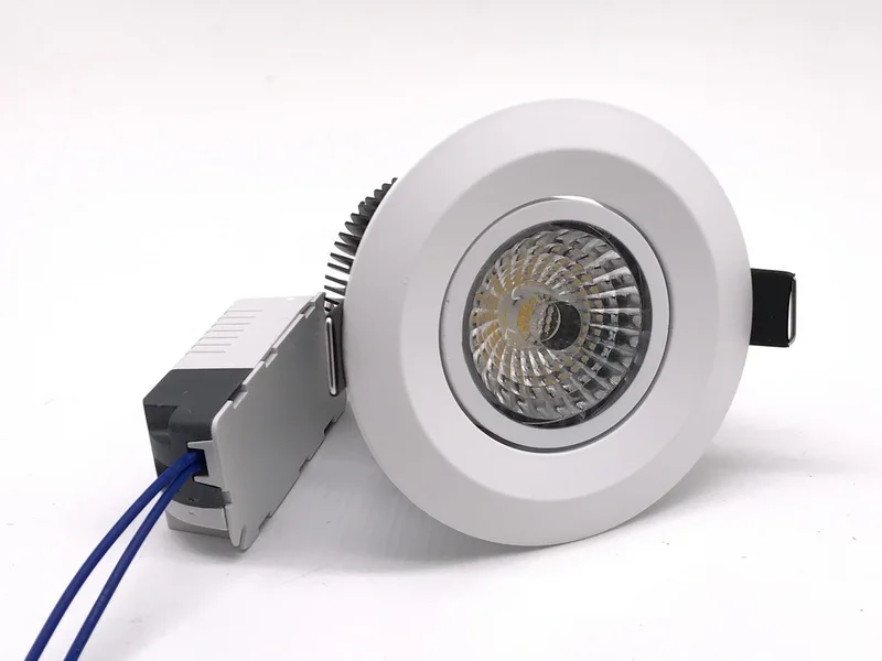 Диммируемая природа белый 4000K 15W 18W Led Cob светильник лампы 60 угол луча Вход AC 85-265V