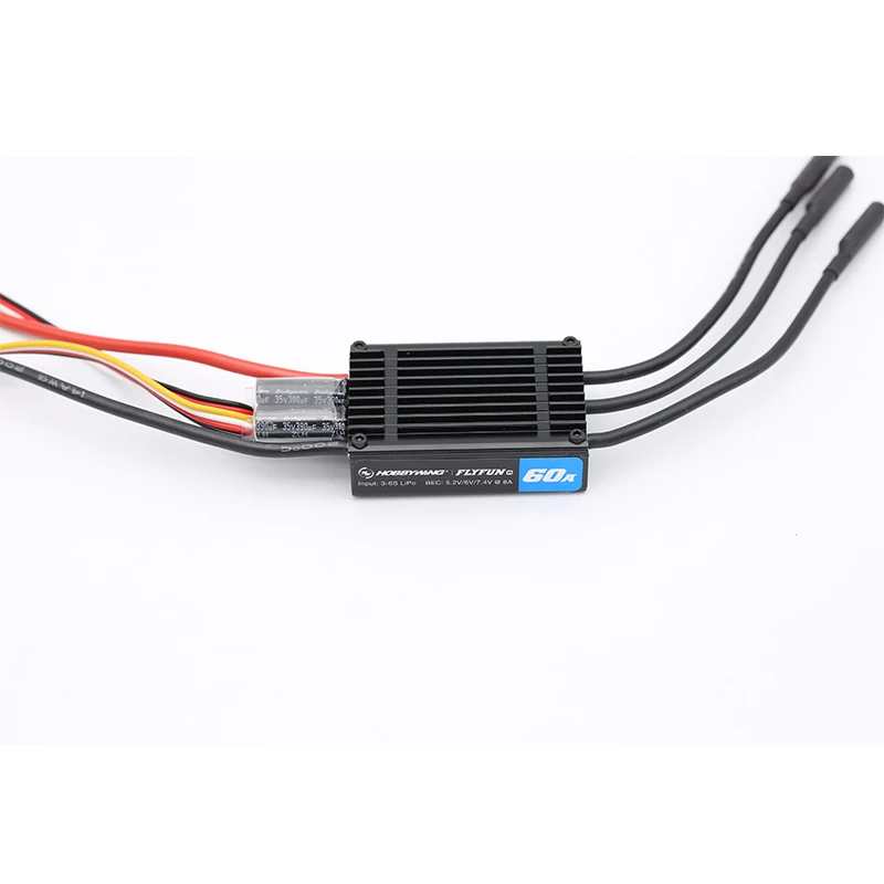 Регулятор скорости Hobbywing FlyFun V5 60A бесщеточный ESC 2 6S Lipo с функцией Део|Детали и