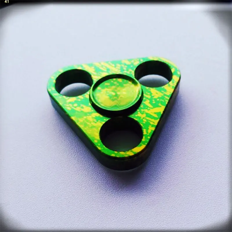 Phantom Starry Night Fidget Spinner флуоресцентный зеленый фиолетовый алюминиевый ручной