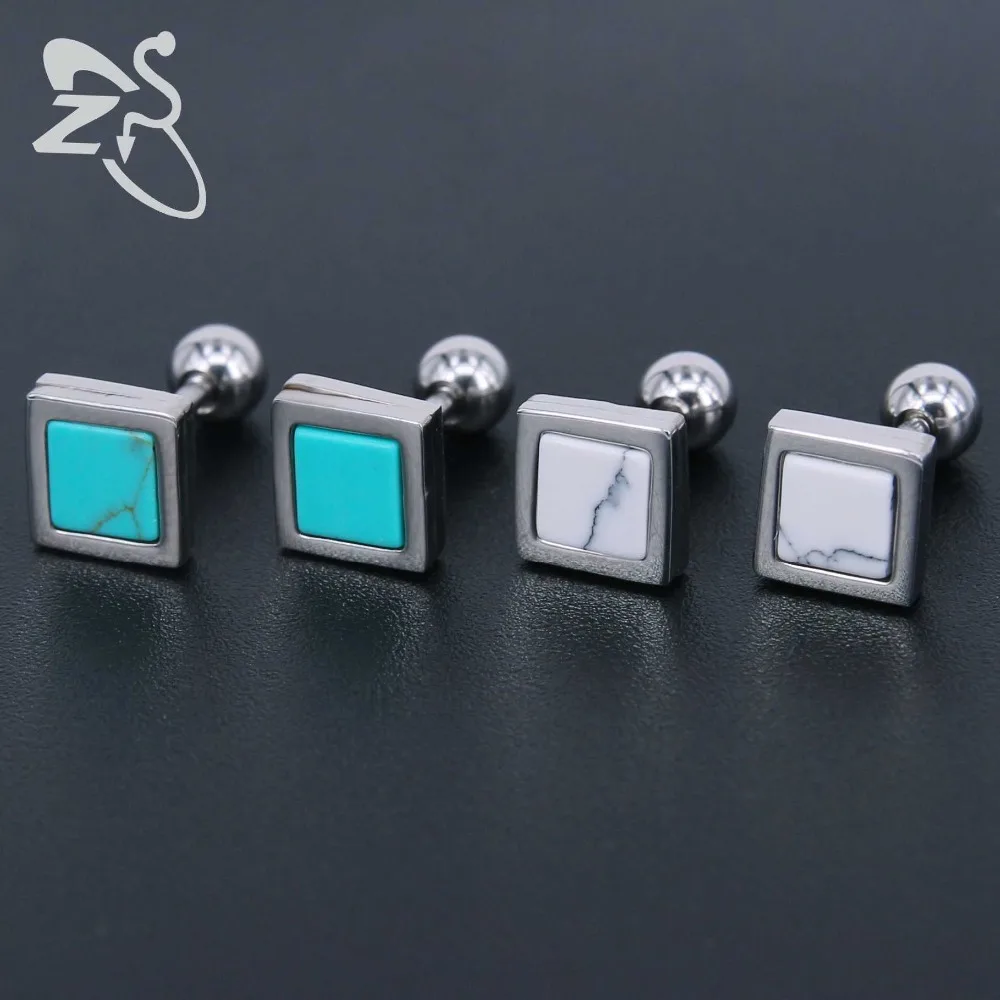 Серьги гвоздики из нержавеющей стали гипоаллергенный пирсинг|stud earrings|ear stud