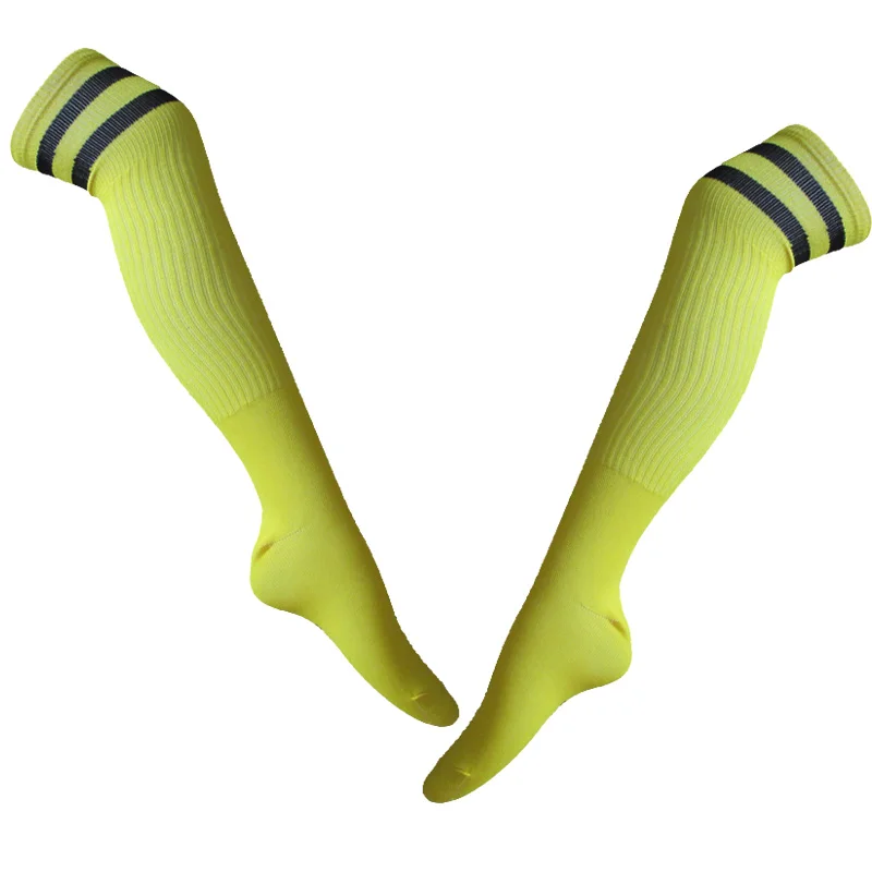 1 пара тонкие подошвы спортивные длинные футбольные носки для велоспорта бега