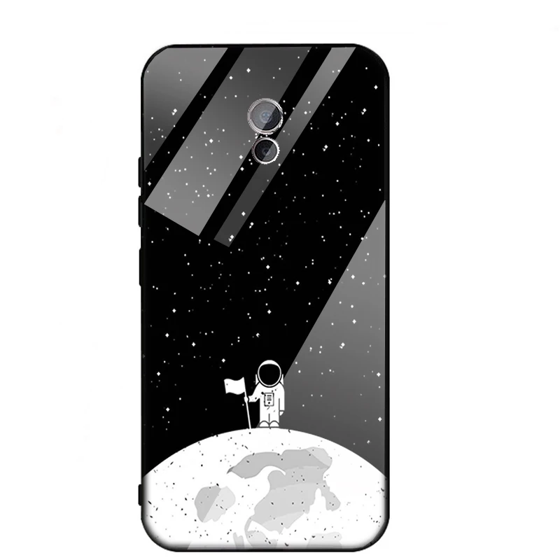 Glass Phone Case For Vivo y93 y79 y83 y85 y97 Star Space city Cover vivo v15 xplay6 iqoo Luxury Silicone Coque y75 |
