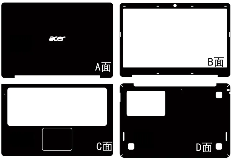 

Специальные виниловые наклейки из углеродного волокна для Acer Aspire S3-391, S3-371, S3-751, 13,3 дюйма