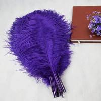 hot free shipping 50pcslot 50 55cm20 22 purple ostrich feather plume wedding decoration purple feather ostrich plumage