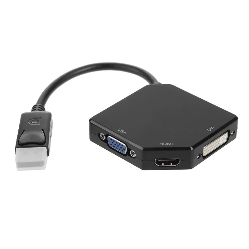 3 в 1 кабель супер HD Дисплей порт к HDMI DVI VGA конвертер мини USB мощность Micro DP адаптер|to