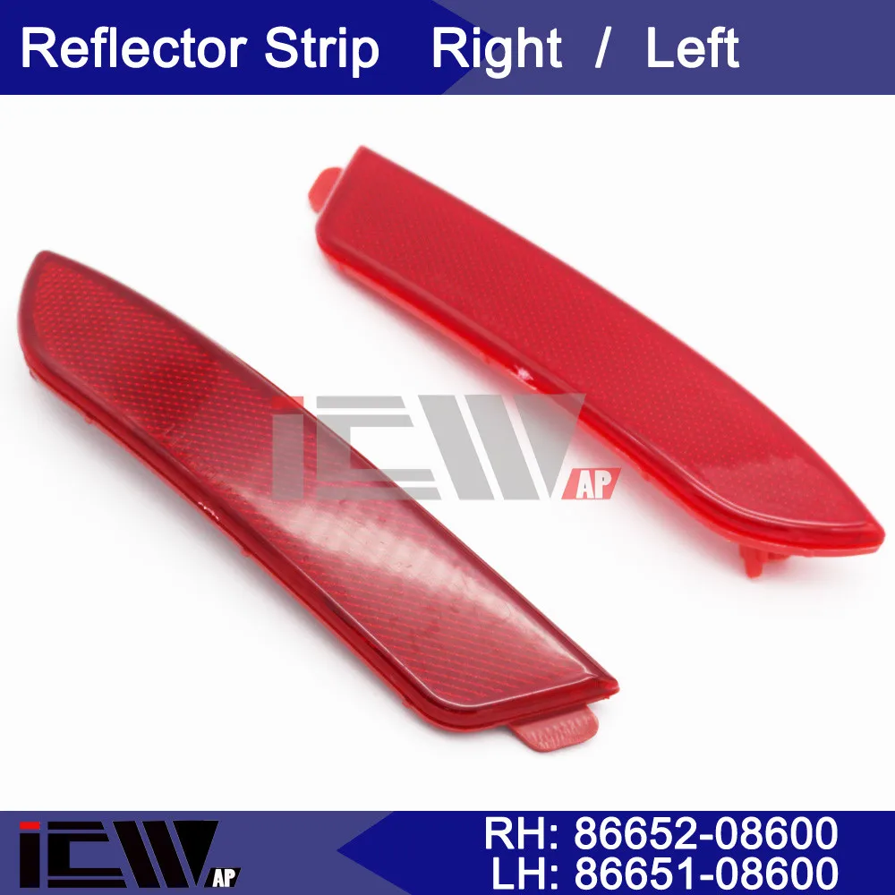 Светоотражающие полосы для автомобилей отражатель заднего бампера RH/LH 86651 08600 86652