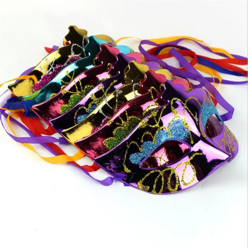 

Вечерние Маски для рождественских танцев на Хеллоуин, цветные маски для красоты, 24 шт.