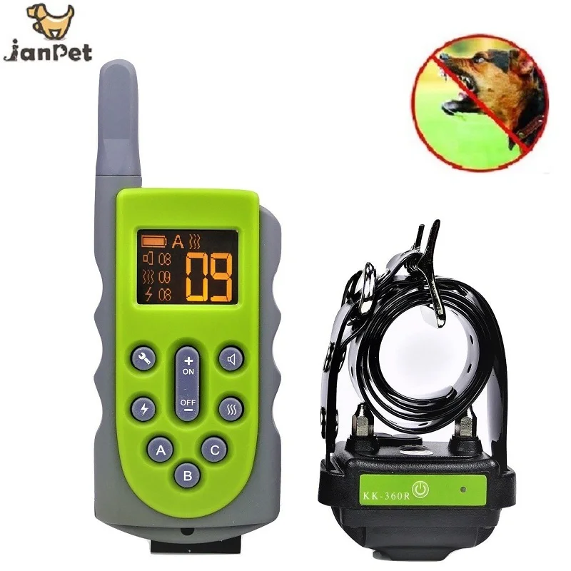 

JANPET Dog E-Collar Remote Pet Training Collar 600m Waterproof Dog Shocking Collars Rechargeable Pet Trainer