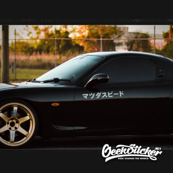 Mazdaspeed японский виниловые наклейки в виде Фотообоев c переводными картинками для