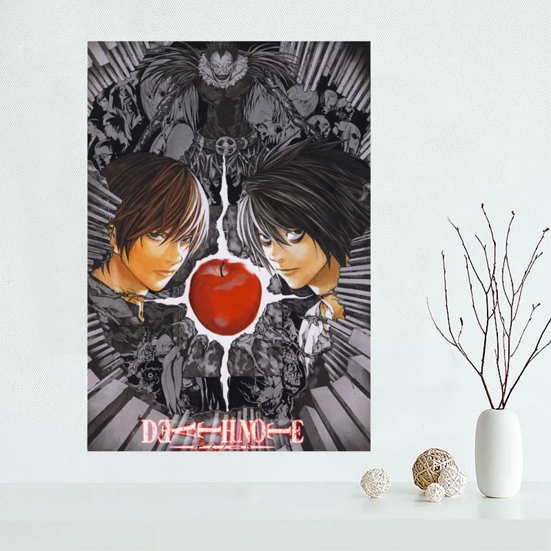 Плакат с надписью Nice DEATH NOTE | Дом и сад
