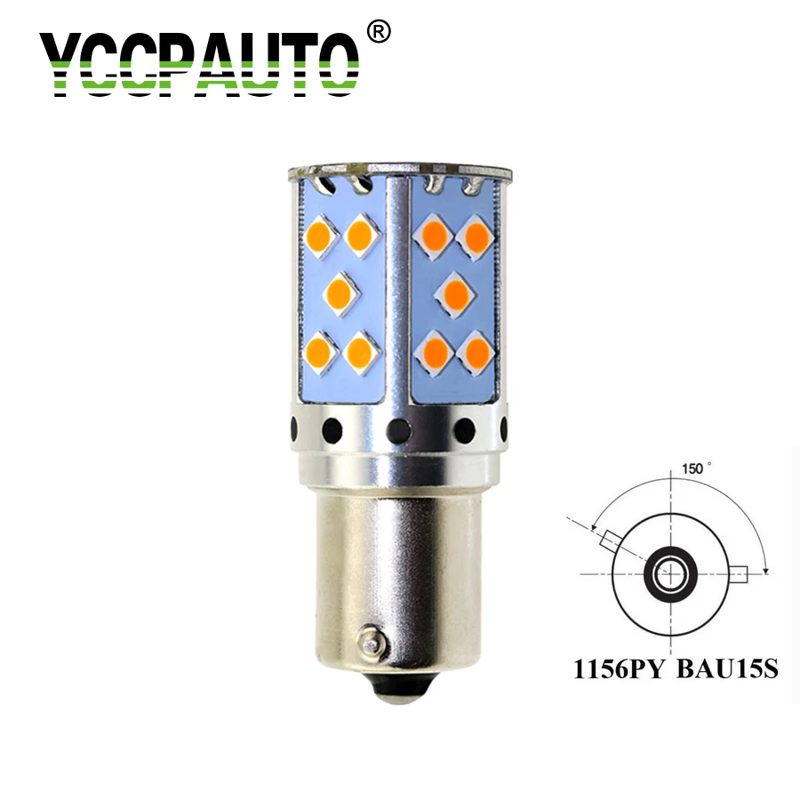 1156 BAU15S Py21w светодиодные лампы Canbus 3030 35 SMD Автомобильные задние поворотные огни без